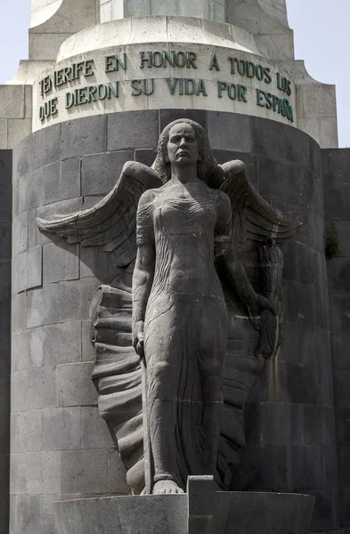 Homenagem aos caídos na Guerra Civil Santa Cruz Tenerife — Fotografia de Stock