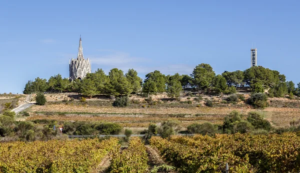 Svatyně montserrat v montferri, tarragona, Katalánsko. — Stock fotografie