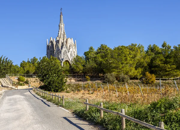 Svatyně montserrat v montferri, tarragona, Katalánsko. — Stock fotografie