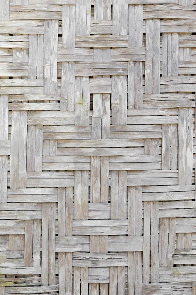 Handgemaakte houten mandenmakerij geweven — Stockfoto