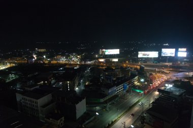 Surat Thani şehir Üstten Görünüm