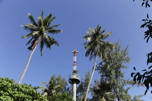 Altavoz del Pilar de Alerta de Tsunami —  Fotos de Stock