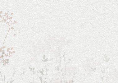 Narin, suluboya, botanik, dijital kağıt, çiçek arkaplanı, basit, çıplak, yeşil tonlarda. Beyaz organik kağıt dokusunda nötr zarif desen