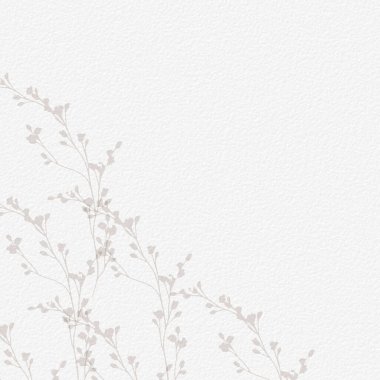 Narin, suluboya, botanik, dijital kağıt, çiçek arkaplanı, basit, çıplak, yeşil tonlarda. Beyaz organik kağıt dokusunda nötr zarif desen