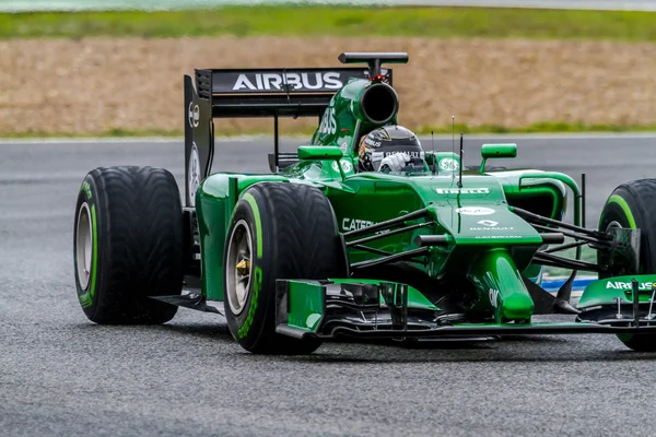 Команда Caterham F1, Камуи Феттель — стоковое фото