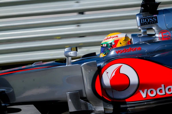 Mclaren F1, Lewis Hamilton della squadra — Foto Stock