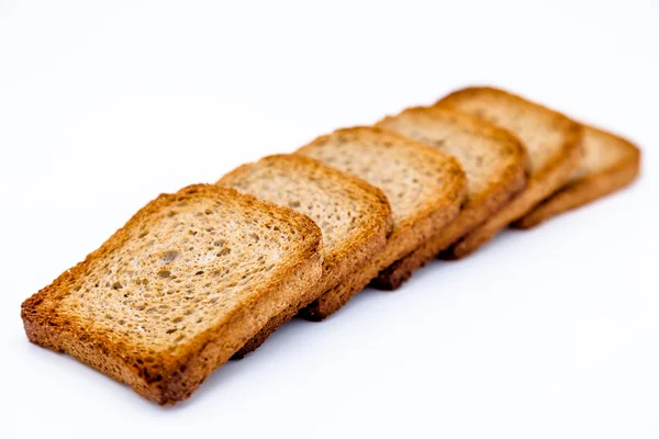 Fette di pane tostato — Foto Stock