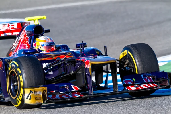 Team Toro Rosso F1, Jean Eric Vergne — Stock Photo, Image