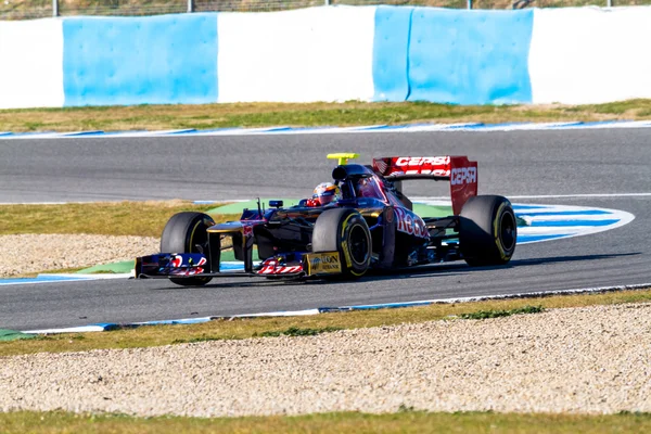 Equipa Toro Rosso F1, Jean Eric Vergne — Fotografia de Stock