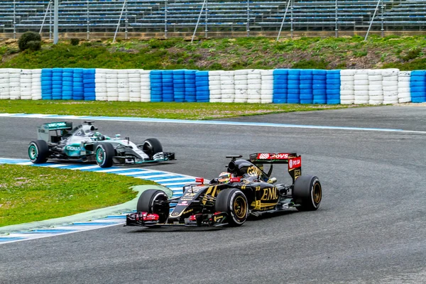 Lotus F1 Team, Pastor Maldonado — Stock Photo, Image