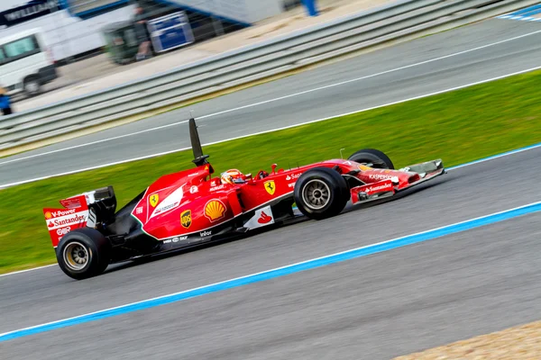 Equipo Scuderia Ferrari F1, Kimi Raikkonen —  Fotos de Stock