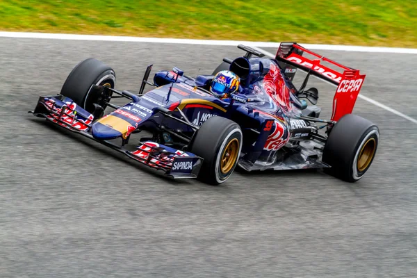 Scuderia Toro Rosso F1 ομάδα Κάρλος Σάινθ — Φωτογραφία Αρχείου