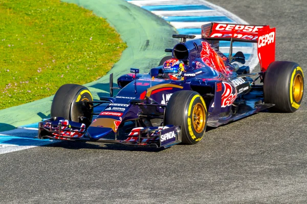 Scuderia Toro Rosso F1 ομάδα Max Verstappen — Φωτογραφία Αρχείου