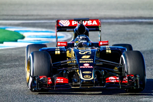 Lotus F1 ομάδα Romain Grosjean — Φωτογραφία Αρχείου