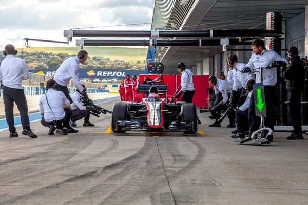 Takım Mclaren Honda F1 Jenson Button — Stok fotoğraf