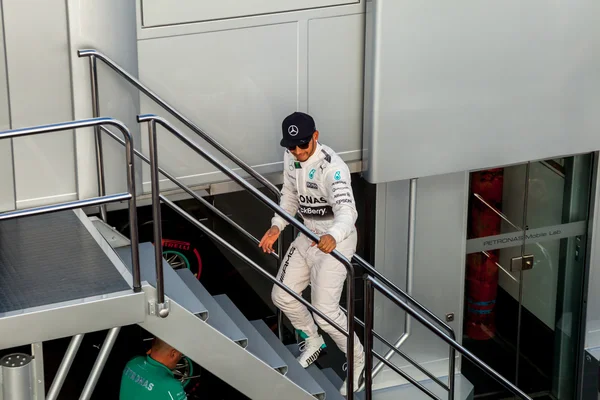 Mercedes Amg Petronas Formel 1 Lewis Hamilton — Stockfoto