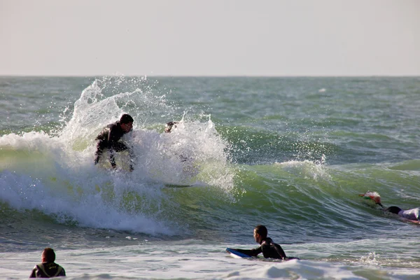 Surfistas en 2º Campeonato Impoxibol — Foto de Stock