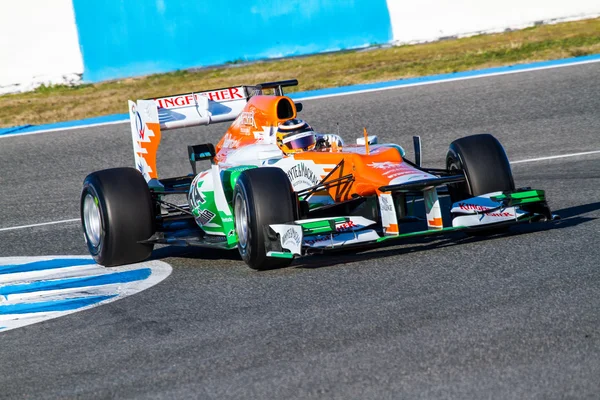 Force India F1 Team, Nico Hulkenberg, 2012 — Zdjęcie stockowe