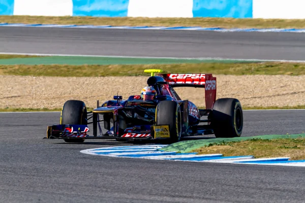 Team Toro Rosso F1, Jean Eric Vergne, 2012 — Stock Photo, Image