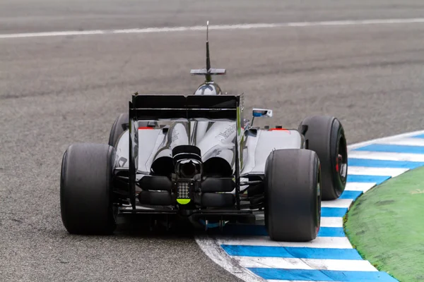 Equipo McLaren F1, Kevin Magnussen, 2014 — Foto de Stock