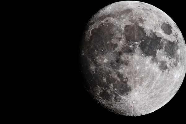 La luna y la superficie lunar —  Fotos de Stock