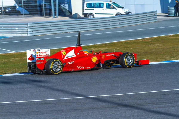 Scuderia ferrari f1, fernando alonso — Stok fotoğraf