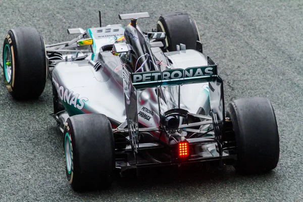 Lewis Hamilton z Mercedes Amg Petronas F1 — Zdjęcie stockowe