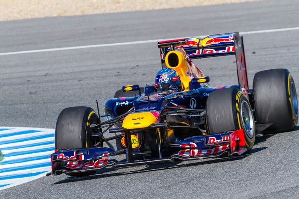 Equipo Red Bull F1, Sebastian Vettel —  Fotos de Stock