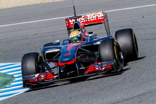 Mclaren F1, Lewis Hamilton della squadra — Foto Stock