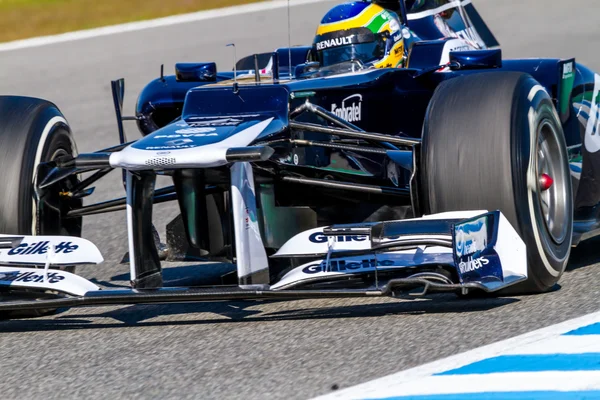 Bruno senna, Williams f1 takımı — Stok fotoğraf