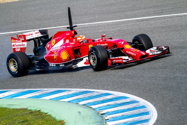 Team Scuderia Ferrari F1, Kimi Raikkonen — Stock Photo, Image