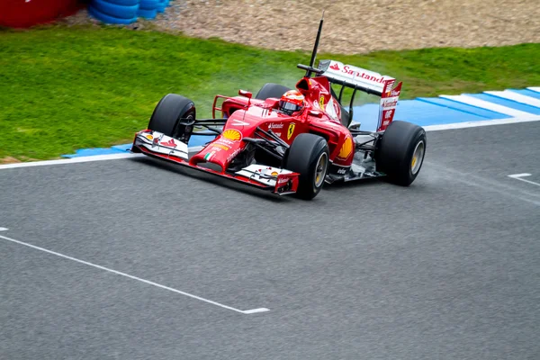 Team scuderia ferrari f1, kimi Räikkönen — Stockfoto