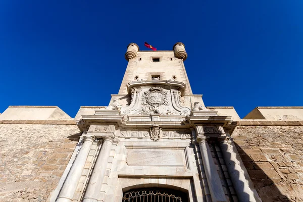 Dörrar av jorden i cadiz, Spanien Stockbild