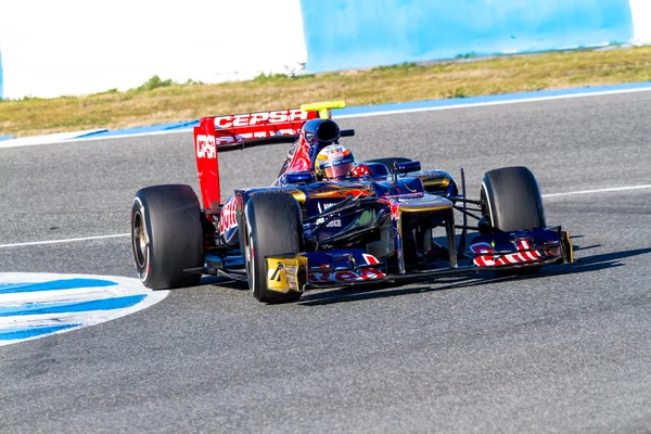 Equipo Toro Rosso F1, Jean Eric Vergne, 2012 —  Fotos de Stock