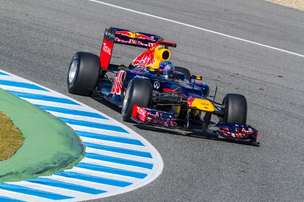 Zespół red bull f1, sebastian vettel, 2012 — Zdjęcie stockowe