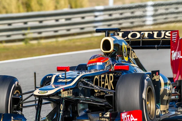 Ομάδα lotus renault f1, Ρομαίν grosjean, 2012 — Φωτογραφία Αρχείου