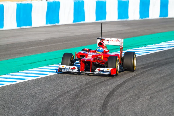 Fernando Alonso ze Scuderia Ferrari F1 — Stock fotografie