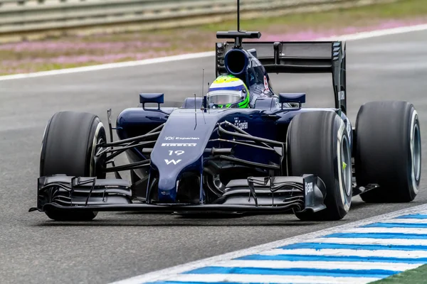 Týmu williams f1, felipe massa, 2014 — Stock fotografie