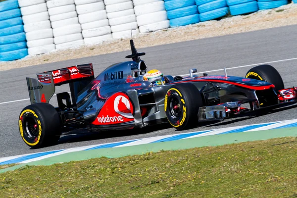 Zespół mclaren f1, lewis hamilton, 2012 — Zdjęcie stockowe