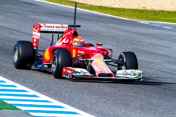 Team Scuderia Ferrari F1, Kimi Raikkonen, 2014 — Stockfoto