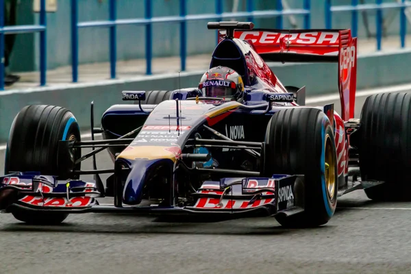 Команда Toro Rosso F1, Даниил Квят, 2014 — стоковое фото