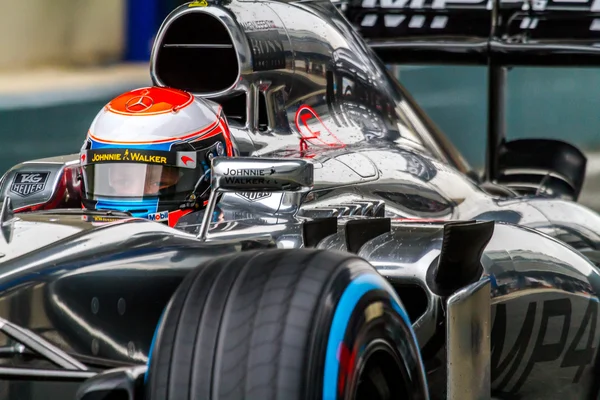 Equipo McLaren Mercedes F1, Kevin Magnussen, 2014 — Foto de Stock