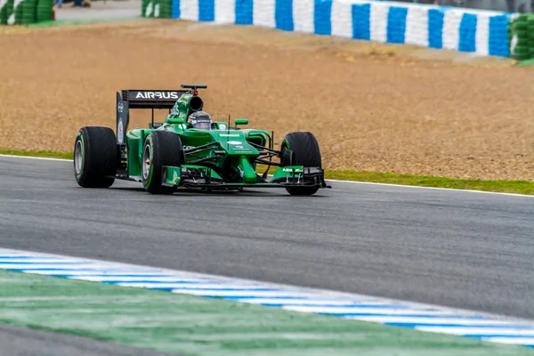 Caterham f1 Team, kamui kobayashi, 2014 — Zdjęcie stockowe