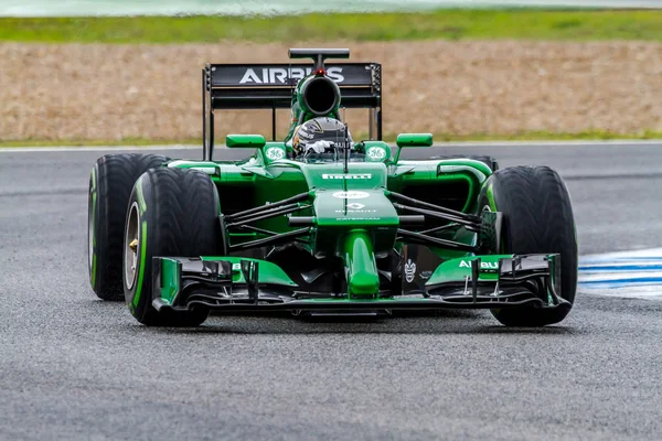 Caterham f1 Team, kamui kobayashi, 2014 — Zdjęcie stockowe