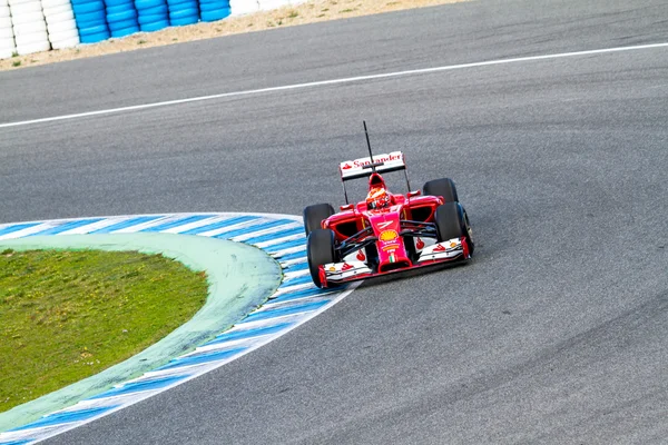 Team Scuderia Ferrari F1, Kimi Raikkonen, 2014 — Stock Photo, Image