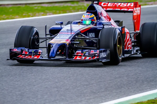 Команда Toro Rosso F1, Jean-Eric Vergne, 2014 — стоковое фото