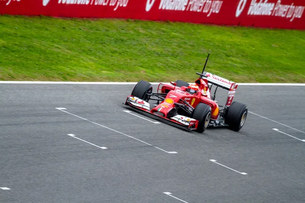 Csapat scuderia ferrari f1, kimi Räikkönen, 2014-re — Stock Fotó