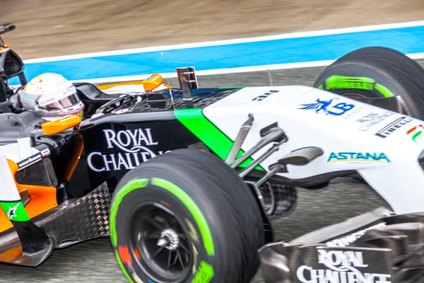 Team Force India F1, Daniel Juncadella, 2014 — Stockfoto