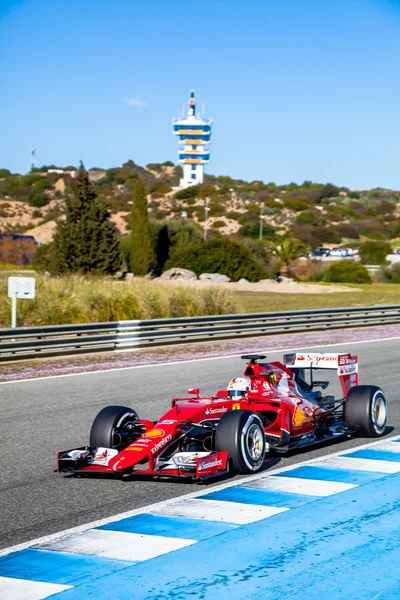 Scuderia Ferrari F1,  Sebastian Vettel, 2015 — Stock Photo, Image