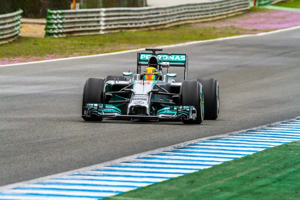 Mercedes F1, Lewis Hamilton della squadra — Foto Stock